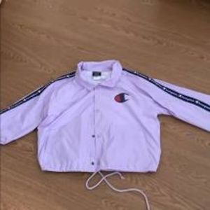 Light Purple Champion Jacket/Windbreaker (L)